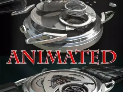 Watch 5 exploded 3D model