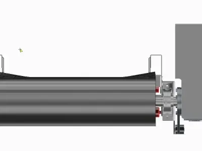 Modular conveyor stainless steel 3D model