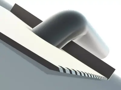 Shovel With Side Saw 3D model