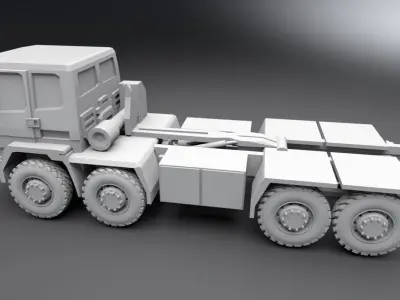 DAF DROPS Truck Scale Model 3D print model