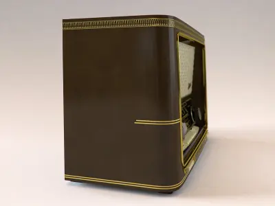 Vintage Radio Graetz Musica 3D model