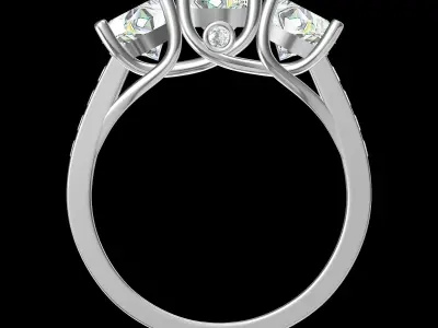 Wedding Ring  3D print model 297