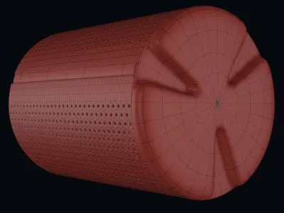 Drum Washing Machine 3D model