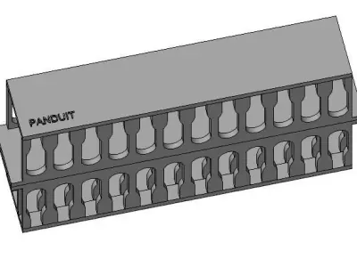 ORGANIZADOR PANDUIT 3D model