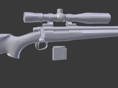 Remington 700 SPS Tactical Free 3D model