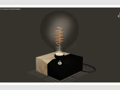 Cactus Lamp 01 Low-poly 3D model