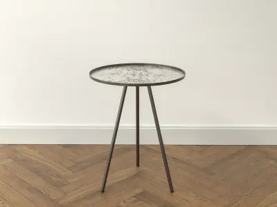 Design Side Table Vintage Antique 3D model