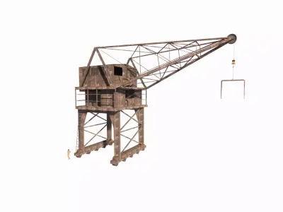 Crane Tower 3D model