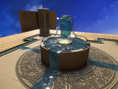 Mayan Altar Low-poly 3D model