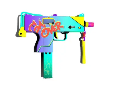 Mac-10  gun Low-poly 3D model