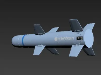 MAM-L turkish air defense missile 3D model