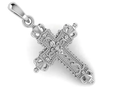 CROSS PENDANT CR194 3D print model