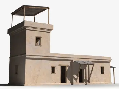 Arab x17 Low-poly 3D model