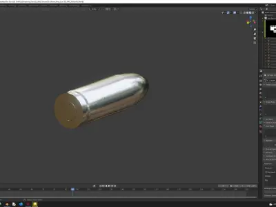 Bullet 3d model free Free low-poly 3D model