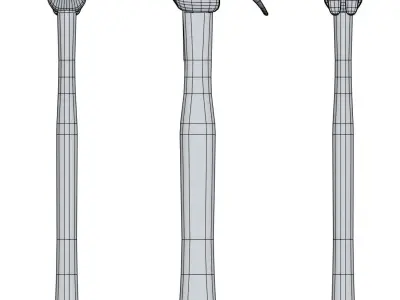 Hammer three hammers Free 3D model
