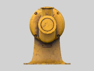 meat grinder Low-poly 3D model