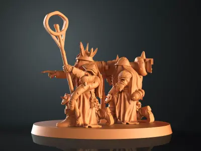 Traitor missile launcher team 3D print model