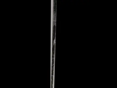 Gothic Sword 3D Model - High-Quality Fantasy Weapon 3D model