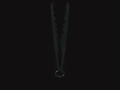 Medieval Scissors V01 Low-poly 3D model