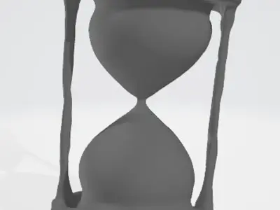 Classic Hourglass 3D Model 3D model