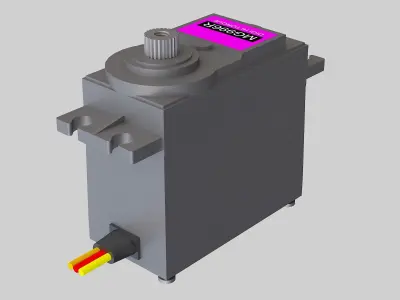 MG996R Servo Motor 3D model