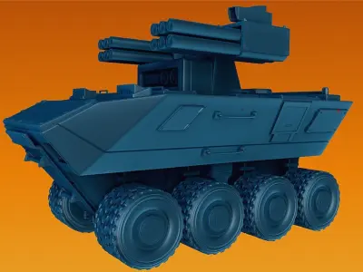 War vehicle for tabletop 3d print 3D print model