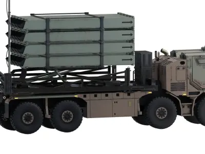 ANTI AIRCRAFT MISSILE SYSTEM 3D model
