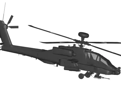Boeing AH-64 Apache 3D model