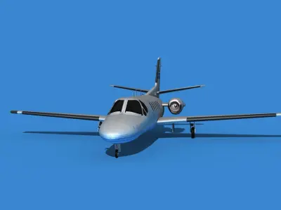 Cessna Citation 550 II Bravo V03 3D model