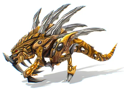 Animated Monster Insect Creature Bug Low-poly 3D model purchase