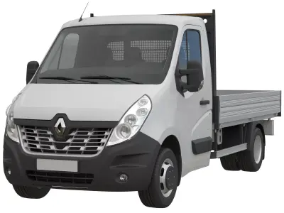 Renault Master 2015 Pickup RWD L2H1 3D model