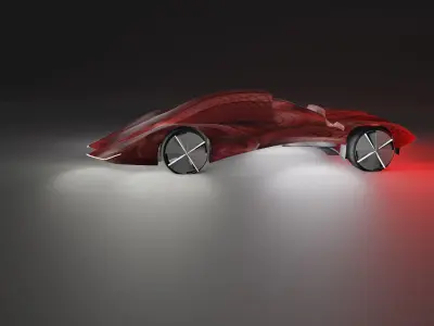 concept car 3D model purchase
