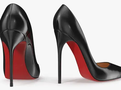 High Heels Women Shoes 3D model purchase