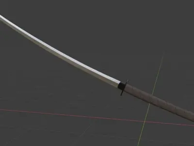 Katana Sword Free 3D model 3