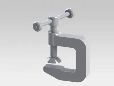 Grampo metal clamp Free 3D model