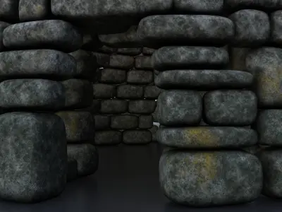 Nuraghe old stone tower Free 3D model