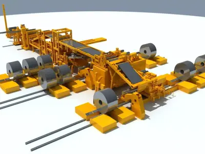 Steelmaking Equipment 3D model