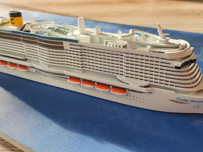 Costa Smeralda cruise ship 3D print model 3D print model