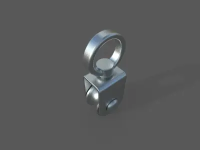 Crane Hock M2 Low-poly 3D model