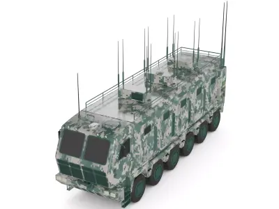 Mobile Command Center 3D model buy