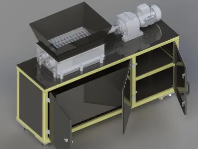 Crusher Machine 3D model
