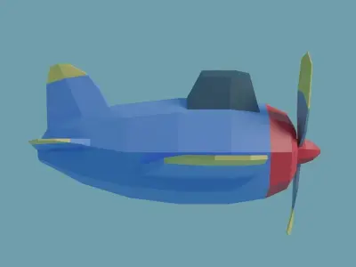 Aircraft Propeller Free low-poly 3D model