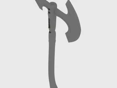 Vikings Axe Low-poly 3D model purchase