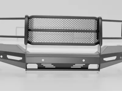 BUMPER  FRONT TYPE WARRIOR FOR GMC TRUCK 3D model