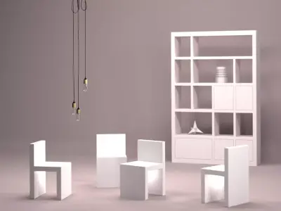 Hooked 30 Nude 3D model