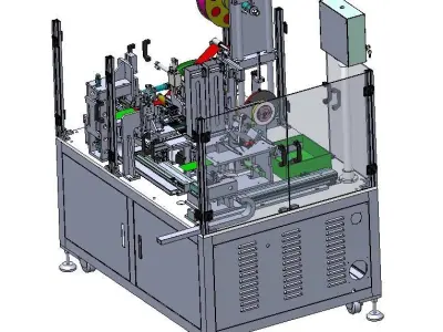 Paste double-sided adhesive heat sealing machine 3D model