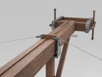 Ballista Low-poly 3D model purchase