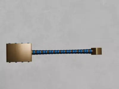 Guardian Hammer Low-poly 3D model