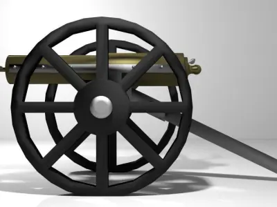 Gatling Gun Type 1 3D model