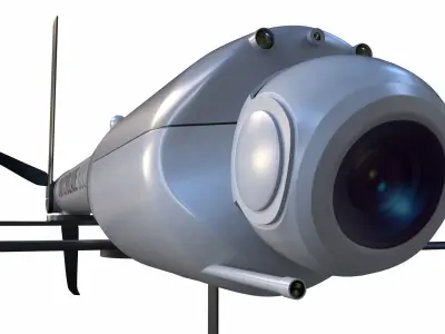 Switchblade 600 and Launcher 3D model